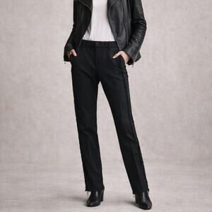 Zadig & Voltaire Women's Prune Band Pants black paneled size 36